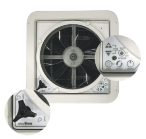 Maxxair Maxxfan Deluxe Roof Vent Fan With Remote Control (350 x 350mm)